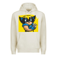 Oatmeal Heather snikt i, wolverine Premium Hoodie - FloraArt