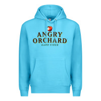 Ocean Blue Official Merchandise of Angry Orchard Hard Cider .png Premium Hoodie - FloraArt