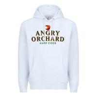 White Official Merchandise of Angry Orchard Hard Cider .png Premium Hoodie - FloraArt