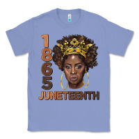 Colony Blue 1865 juneteenth black women Classic Tee - BarkalooDesign