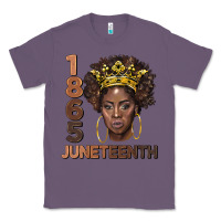 Lavender 1865 juneteenth black women Classic Tee - BarkalooDesign