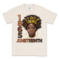 Natural 1865 juneteenth black women Classic Tee - BarkalooDesign