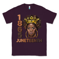 Plum 1865 juneteenth black women Classic Tee - BarkalooDesign