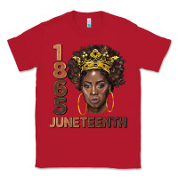 Red 1865 juneteenth black women Classic Tee - BarkalooDesign