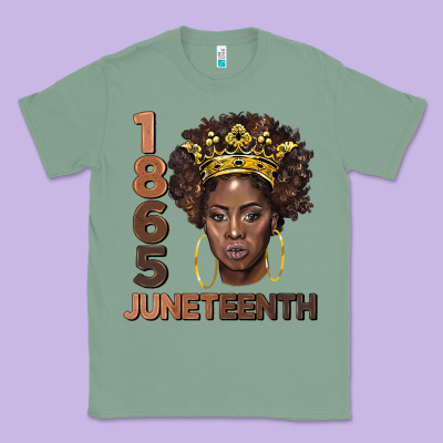 1865 Juneteenth Black Women Classic Tee Designed By Barkaloodesign