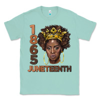 Seafoam 1865 juneteenth black women Classic Tee - BarkalooDesign