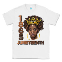 White 1865 juneteenth black women Classic Tee - BarkalooDesign