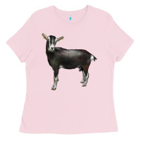Bubblegum Pink Alpine Goat Ladies Tee - LillyAllenDesigns