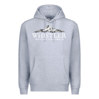 Heather Grey whistler british columbia shirt long sleeve, mountain tee Premium Hoodie - FloraArt