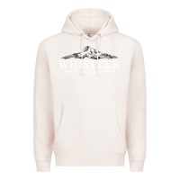 Pale Pink whistler british columbia shirt long sleeve, mountain tee Premium Hoodie - FloraArt