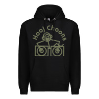 Black Hooj Choons (Olive Green) Premium Hoodie - FloraArt