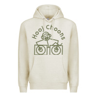 Oatmeal Heather Hooj Choons (Olive Green) Premium Hoodie - FloraArt