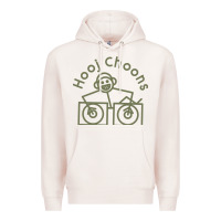 Pale Pink Hooj Choons (Olive Green) Premium Hoodie - FloraArt