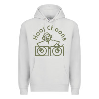 Dove Grey Hooj Choons (Olive Green) Premium Hoodie - FloraArt