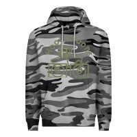 Slate Camo Hooj Choons (Olive Green) Premium Hoodie - FloraArt