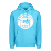 Ocean Blue oakland california 1966 black panther party   dist Premium Hoodie - FloraArt