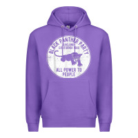 Purple oakland california 1966 black panther party   dist Premium Hoodie - FloraArt