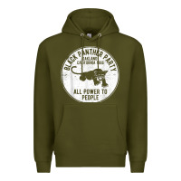 Army Green oakland california 1966 black panther party   dist Premium Hoodie - FloraArt