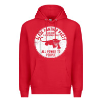 Red oakland california 1966 black panther party   dist Premium Hoodie - FloraArt
