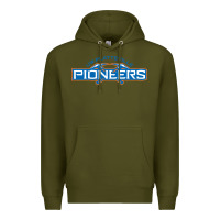 Army Green wisconsin platteville pioneers Premium Hoodie - FloraArt