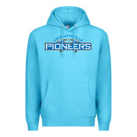 Ocean Blue wisconsin platteville pioneers Premium Hoodie - FloraArt