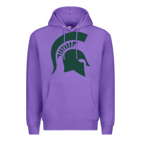 Purple the michigan state spartans Premium Hoodie - FloraArt