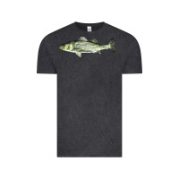 Vintage Black Striped Bass Vintage Tee - LillyAllenDesigns