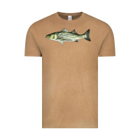 Vintage Camel Striped Bass Vintage Tee - LillyAllenDesigns