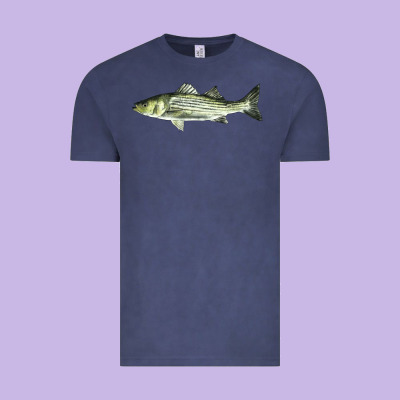 Striped Bass Vintage Tee Designed By Lillyallendesigns