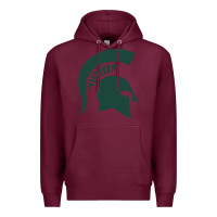 Burgundy the michigan state spartans Premium Hoodie - FloraArt