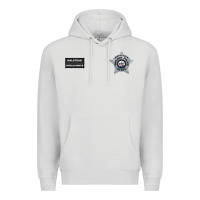 Dove Grey CHICAGO P.D - DETECTIVE JAY HALSTEAD - INTELLIGENCE BADGE VEST Premium Hoodie - FloraArt