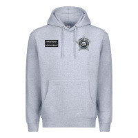Heather Grey CHICAGO P.D - DETECTIVE JAY HALSTEAD - INTELLIGENCE BADGE VEST Premium Hoodie - FloraArt