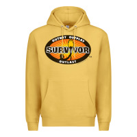 Antique Gold Survivor Outwit, Outplay, Outlast Premium Hoodie - FloraArt