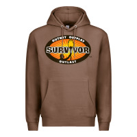 Chestnut Survivor Outwit, Outplay, Outlast Premium Hoodie - FloraArt