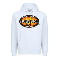 White Survivor Outwit, Outplay, Outlast Premium Hoodie - FloraArt