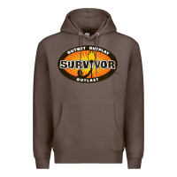 Coffee Survivor Outwit, Outplay, Outlast Premium Hoodie - FloraArt