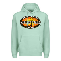 Seafoam Survivor Outwit, Outplay, Outlast Premium Hoodie - FloraArt