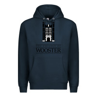Navy college of wooster Premium Hoodie - FloraArt