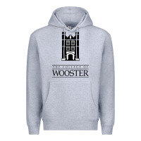 Heather Grey college of wooster Premium Hoodie - FloraArt