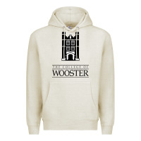 Oatmeal Heather college of wooster Premium Hoodie - FloraArt