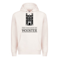 Pale Pink college of wooster Premium Hoodie - FloraArt