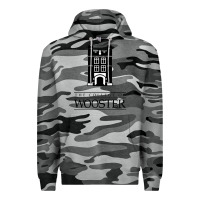 Slate Camo college of wooster Premium Hoodie - FloraArt