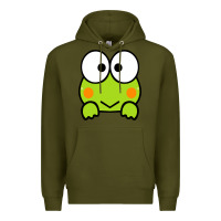 Army Green keroppi Premium Hoodie - FloraArt