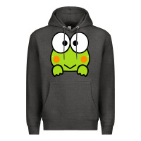 Charcoal Heather keroppi Premium Hoodie - FloraArt
