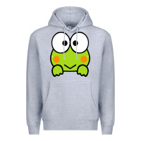Heather Grey keroppi Premium Hoodie - FloraArt