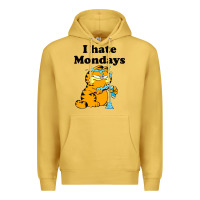 Antique Gold i hate monday Premium Hoodie - FloraArt