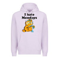 Lilac i hate monday Premium Hoodie - FloraArt