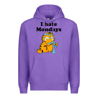 Purple i hate monday Premium Hoodie - FloraArt
