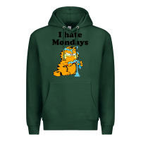 Sports Green i hate monday Premium Hoodie - FloraArt