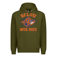 Army Green Sclsu Muddogs Premium Hoodie - FloraArt